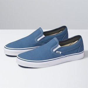 Never Worn Navy Slip-on Vans!